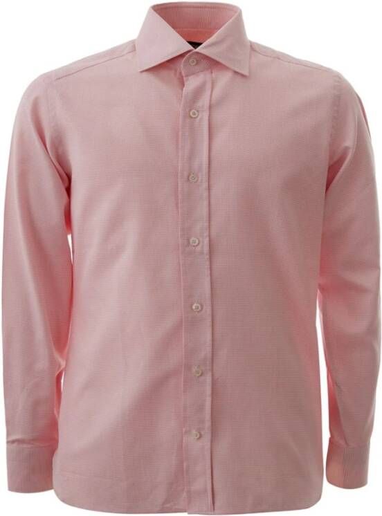 Tom Ford Roze Regular Fit Overhemd Roze Heren
