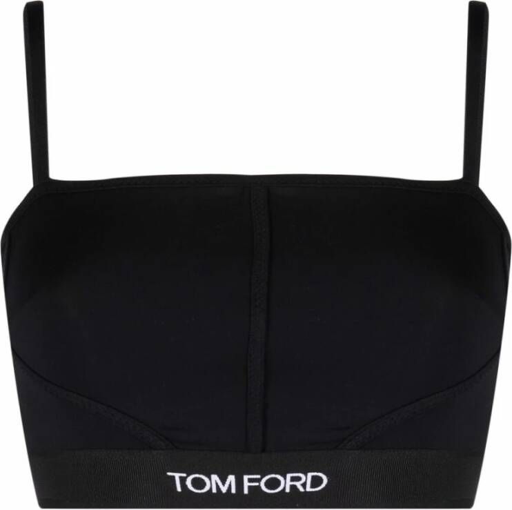 Tom Ford Modal Zwart Topje Black Dames