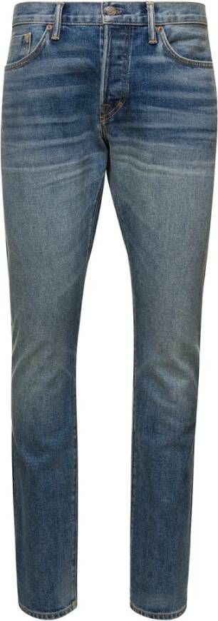 Tom Ford Slim-fit Jeans Blauw Heren