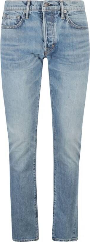 Tom Ford Tijdloze Straight Jeans voor Heren Blauw Heren