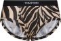 Tom Ford Stijlvol Zebra Patroon Ondergoed Beige Heren - Thumbnail 1
