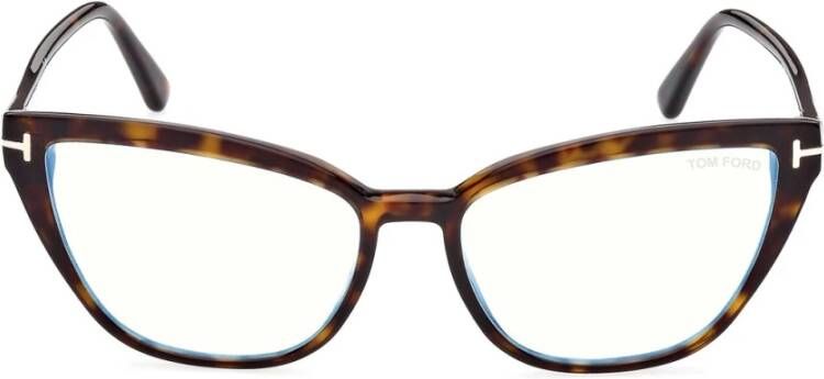 Tom Ford Stijlvolle Zwarte Zonnebril Brown Dames