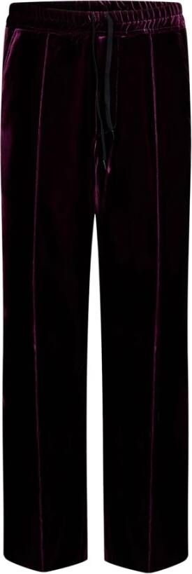 Tom Ford Straight Trousers Paars Heren