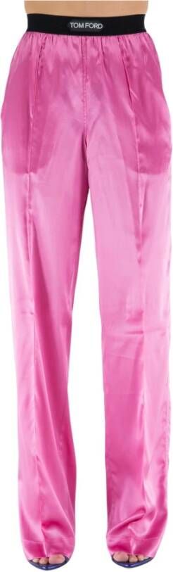 Tom Ford Straight Trousers Roze Dames