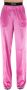 Tom Ford Roze zijden broek met fluwelen tailleband Pink Dames - Thumbnail 1