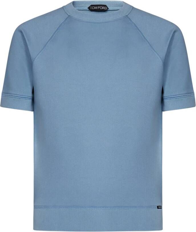 Tom Ford T-Shirts Blauw Heren