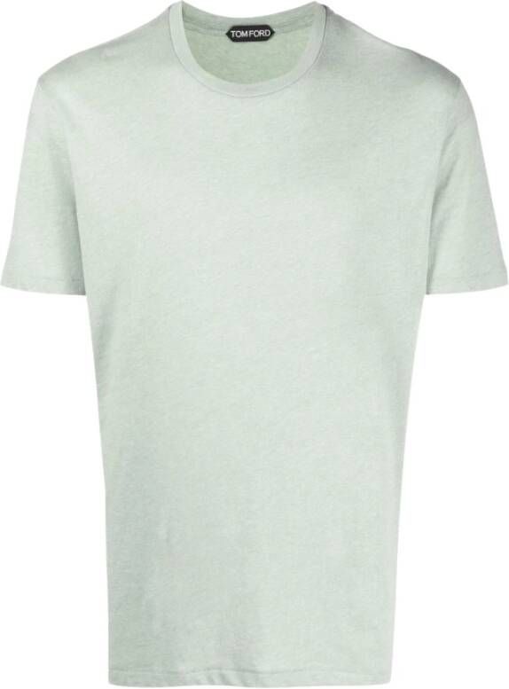 Tom Ford T-Shirts Groen Heren