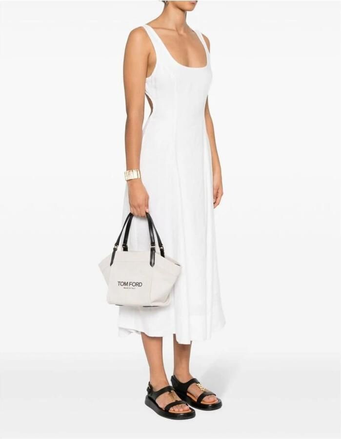 Tom Ford Crossbody bags Medium Amalfi Tote Bag in beige - Foto 3