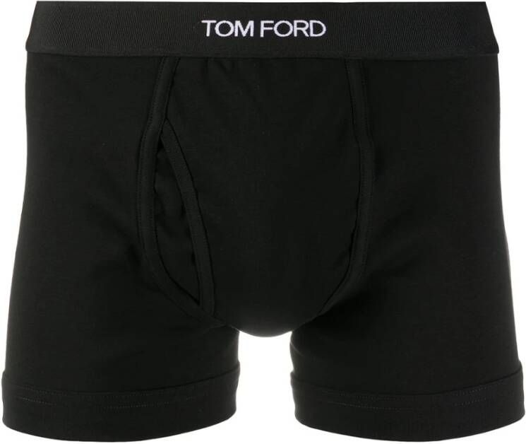 Tom Ford Klassieke Pasvorm Zwarte Onderkleding Zwart Heren