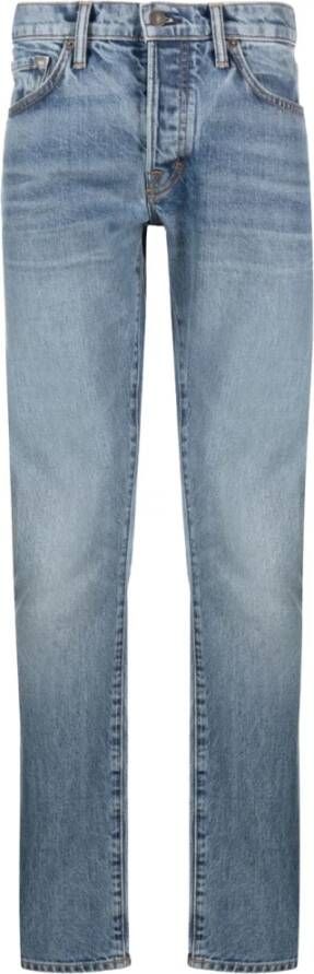 Tom Ford Upgrade Slim-Fit Jeans Blauw Heren
