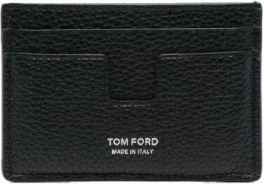 Tom Ford Zwarte Portemonnees met Kaarthouders Black Heren
