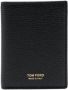 Tom Ford T Line Kaarthouder met Goudkleurige Logo Print Black Heren - Thumbnail 1