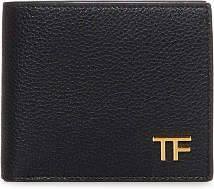 Tom Ford Heren Accessoires Portemonnees Zwart Aw23 Black Heren