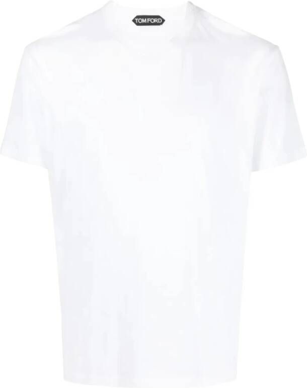 Tom Ford Witte Noos Heren T-shirts Polos Wit Heren