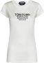 Tom Ford Zijden Jersey Aansluitend T-Shirt met Logo White Dames - Thumbnail 1