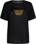 Tom Ford Zwarte zijden T-shirts en polos met gouden logo Zwart Dames - Thumbnail 1