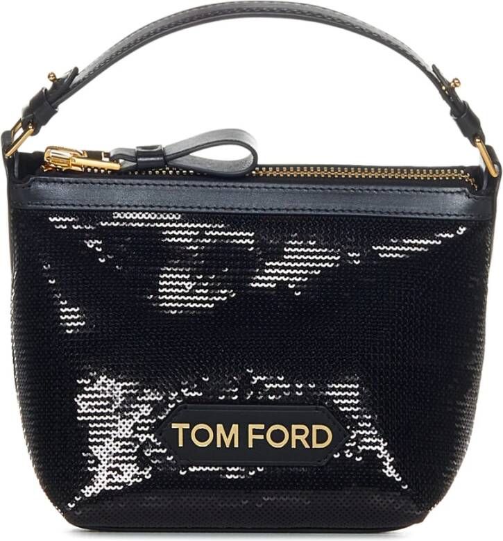 Tom Ford Zwarte Handtas voor Vrouwen Aw23 Zwart Dames