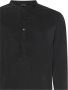 Tom Ford Zwarte Henley Shirt met Asymmetrische Zoom Zwart Heren - Thumbnail 1
