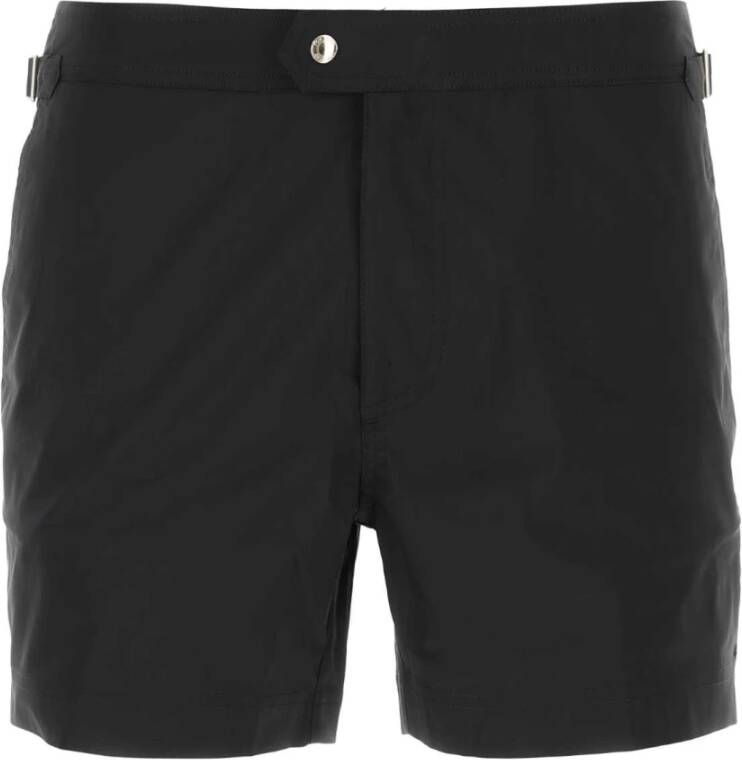 Tom Ford Zwarte polyester zwem shorts Zwart Heren