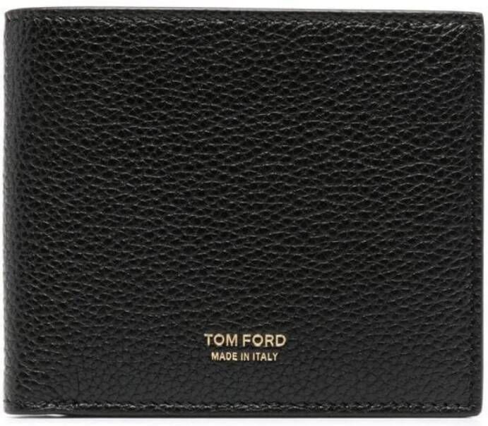 Tom Ford Zwarte Bifold Portemonnee met Kaartsleuven Black Heren