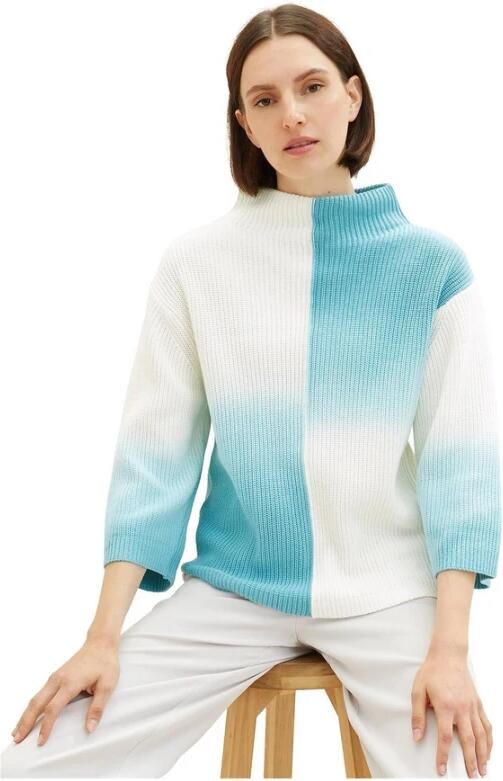 Tom Tailor Trendy Turtleneck Sweater White Dames