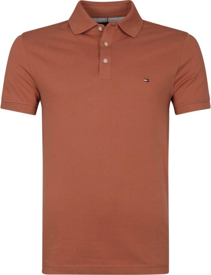 Tommy Hilfiger Slim fit poloshirt met labelstitching