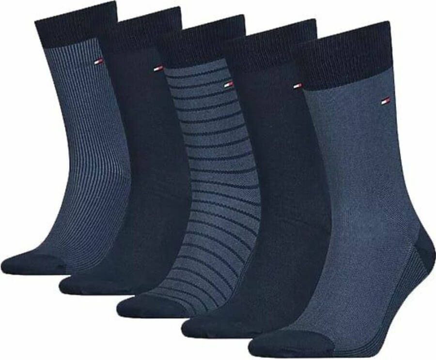 Tommy Hilfiger Sokken met labeldetails in een set van 5 paar