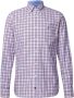 Tommy Hilfiger Geruite herenoverhemd met geborduurd logo Mw0Mw26014 0GY Purple Heren - Thumbnail 1