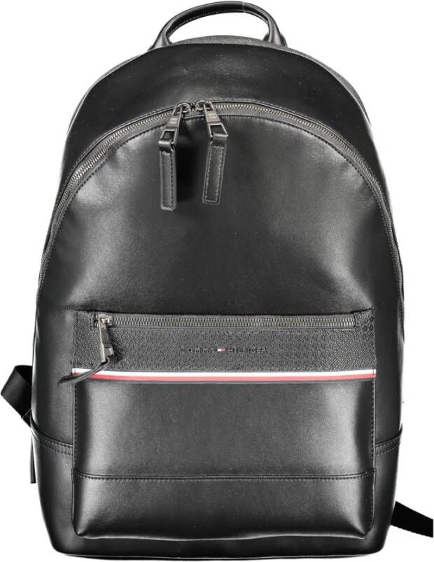Tommy Hilfiger Rugzak 1985 PU BACKPACK met ritsvoorvak
