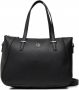 Tommy Hilfiger Elegante Zwarte Handtas met veelzijdige banden Black Dames - Thumbnail 6