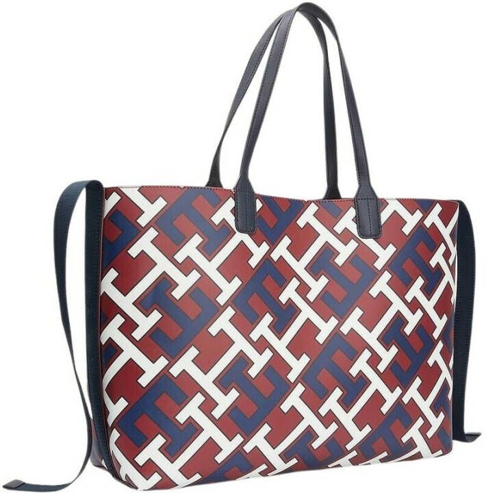 Tommy Hilfiger Shopper met all-over logo model 'CONIC TOMMY TOTE MONOGRAM'