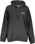 Tommy Hilfiger Zwarte hoodie met rits en borduurwerk Black Dames - Thumbnail 1
