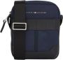 Tommy Hilfiger Blauwe Polyester Schoudertas met Verstelbare Band Blue Heren - Thumbnail 1