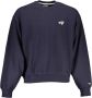 Tommy Hilfiger Blauwe Sweatshirt Lange Mouw Logo Applicatie Blue Heren - Thumbnail 1