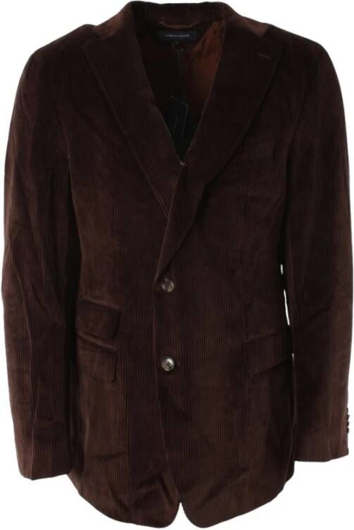 Tommy Hilfiger Casual Herenjas Bruine Blazer Brown Heren