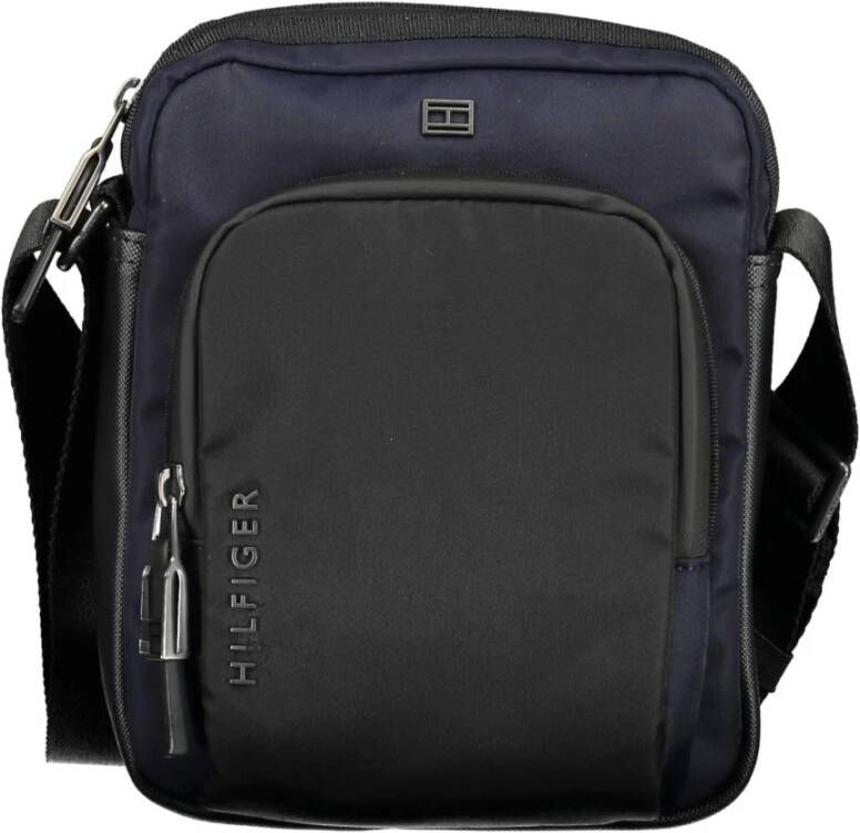 Tommy Hilfiger Blauwe Heren Schoudertas met Rits Blue Heren
