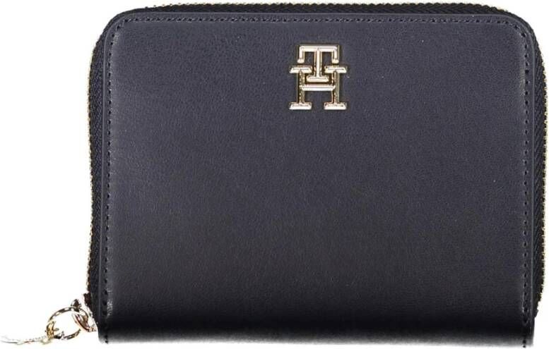 Tommy Hilfiger Blauwe Damesportemonnee met Ritssluiting Blue Dames