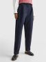 Tommy Hilfiger Dames Geplooide Tapered Broek met Sjaal Blue Dames - Thumbnail 1