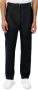 Tommy Hilfiger Effengekleurde wollen broek met knoop- en ritssluiting Blue Heren - Thumbnail 1