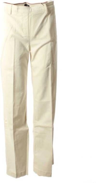 Tommy Hilfiger Witte Denim Flare Broek voor Dames White Dames