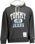 Tommy Jeans Tommy Hilfiger Jeans Men's Sweatshirt Zwart Heren - Thumbnail 2