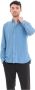 Tommy Hilfiger Garment Dyed Pique RF Overhemd Blue Heren - Thumbnail 1
