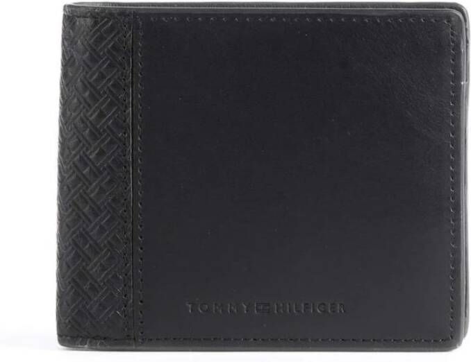 Tommy Hilfiger Elegante zwarte leren portemonnee voor heren Black Heren - Foto 4