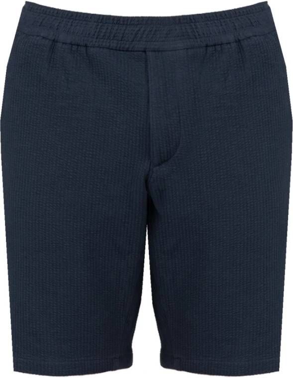 Tommy Hilfiger Comfortabele Shorts met Elastische Tailleband en Zakken Blauw Heren