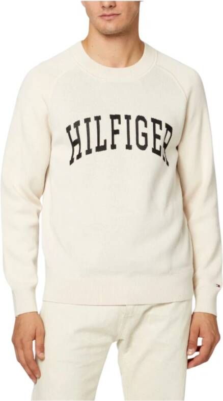 Tommy Hilfiger crewneck sweater Wit Heren