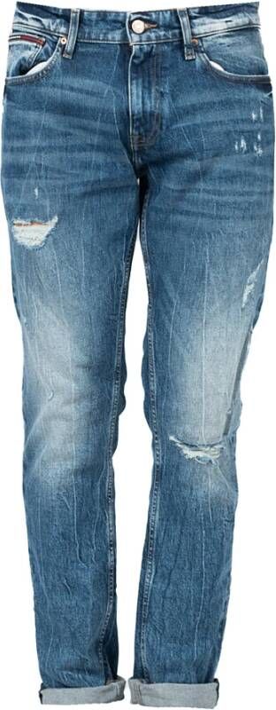 Tommy Hilfiger Cropped Jeans Blauw Heren