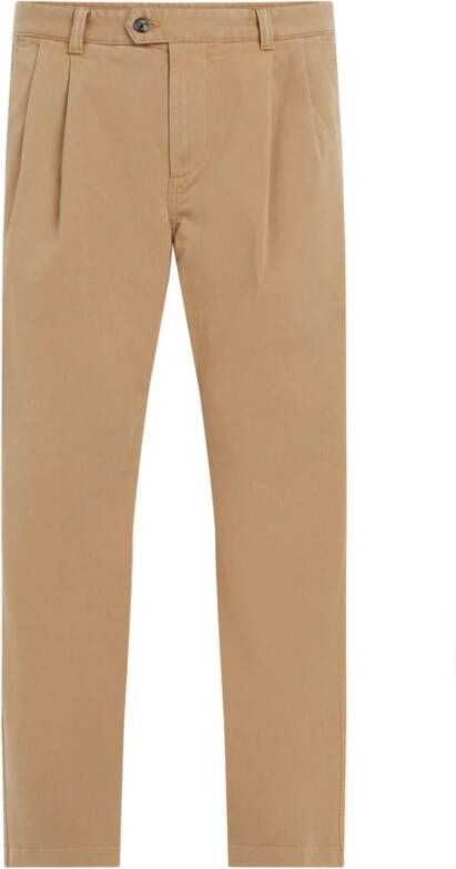 Tommy Hilfiger Cropped Trousers Beige Heren