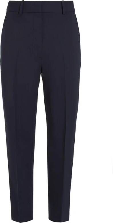 Tommy Hilfiger Cropped Trousers Blauw Dames