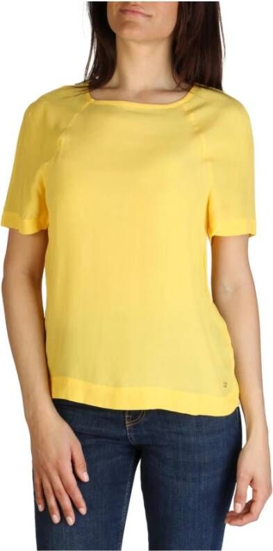 Tommy Hilfiger Modieuze en comfortabele dames T-shirt Xw0Xw01059 Yellow Dames