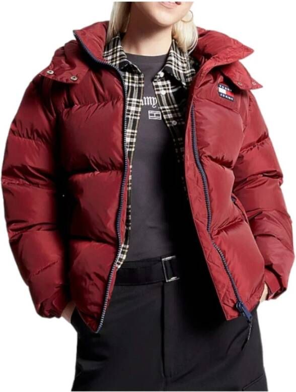 Tommy Hilfiger Down Jackets Rood Dames